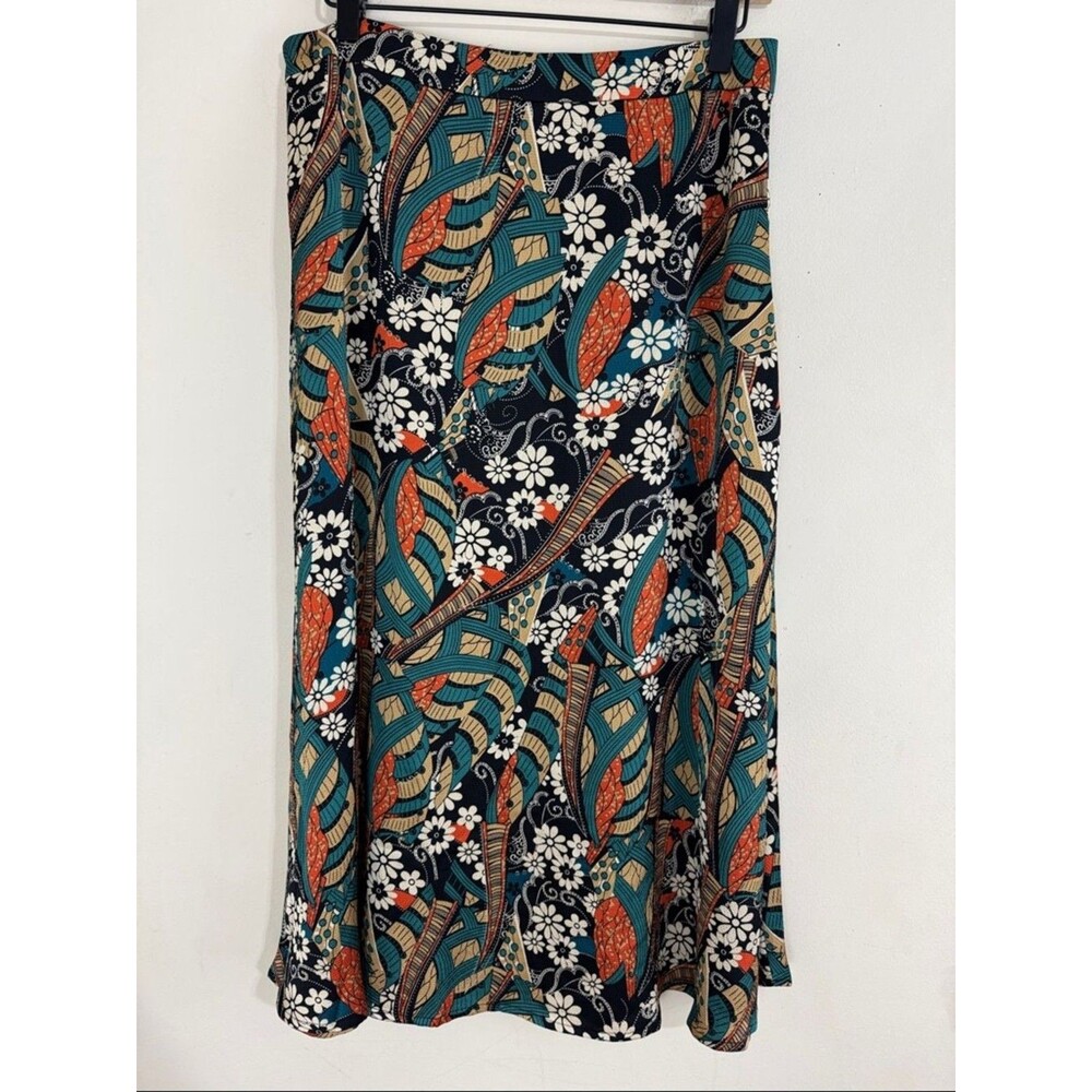 NWT Traffic People Anthropologie Edge of Silence Midi Skirt size M Fairy Grunge